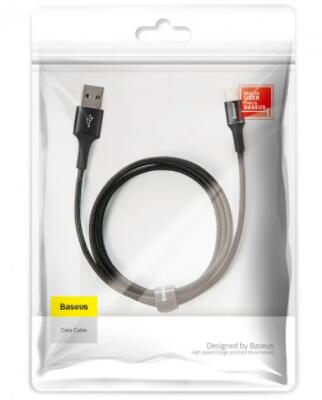 Купить оптом Кабель Baseus Halo Data Cable USB For Type-C 3A (0.5m) Черный в Украине