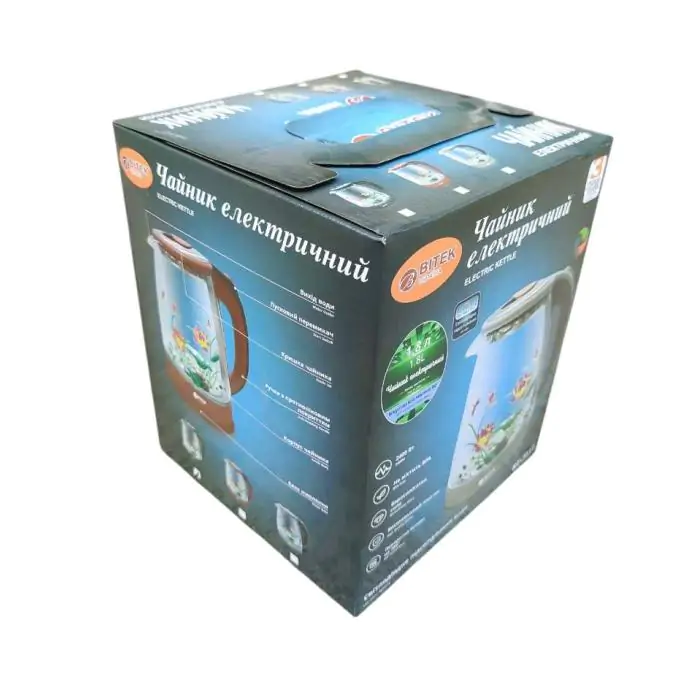 Купити оптом Купити Дисковий електрочайник скло 1.8 л BT-3111 (синій) оптом - ціна 400 грн в Україні , зображення 2