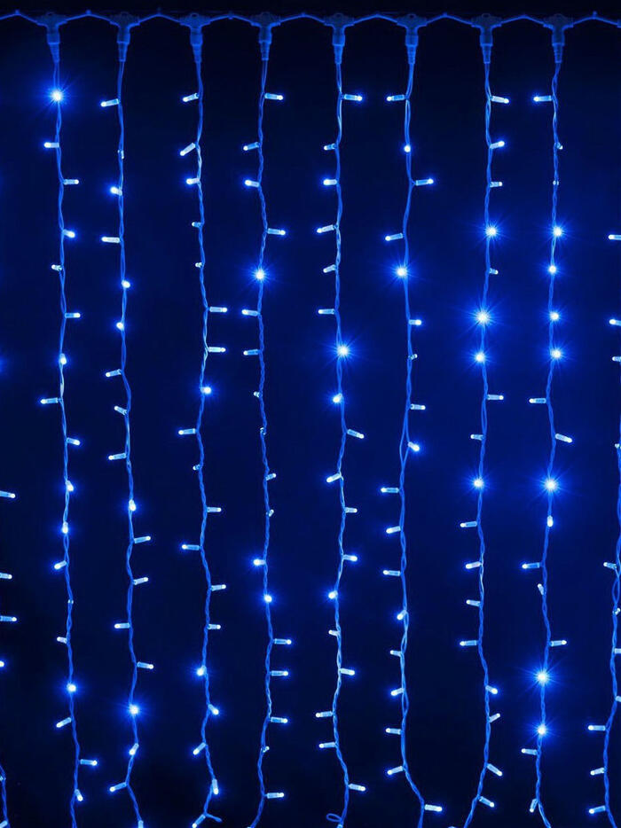 Купить оптом Гирлянда Водопад 320 LED Синий (3х2 м) 011B в Украине