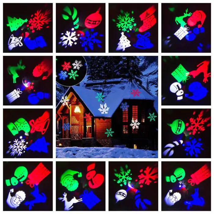 Купити оптом Купити Лазерний проектор вуличний 518 з пультом (12 касет) оптом - ціна 358 грн в Україні , зображення 3