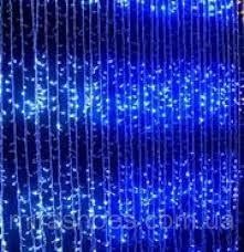 Купить оптом Гирлянда LED синий водопад 2х2 м 240-B-2 (7595) в Украине
