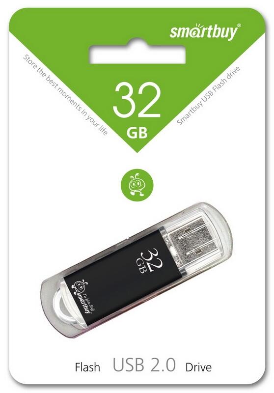 Купить оптом Флешка USB Smartbuy 32GB V-Cut Black в Украине