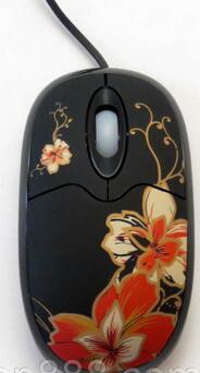 Купить оптом Мышь проводная компьютерная USB В-178 (цветок) в Украине