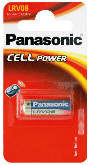 Купить оптом Батарейка щелочная Panasonic LRV08/23A 1шт/блистер (Цена указана за 1шт) в Украине