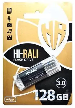 Купить оптом Флешка 3.0 USB 128GB HI-RALI Corsair черний в Украине 