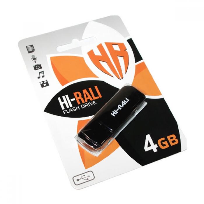 Купить оптом Флешка USB 4GB HI-RALI Taga черный в Украине