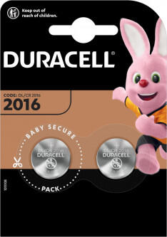 Купить оптом Батарейка литиевая DURACELL CR2016 2шт/блистер (Цена указана за 2шт) в Украине