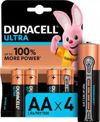 Купить оптом Батарейка щелочная DURACELL ULTRA LR6/AA 4шт/блистер (Цена указана за 4шт) в Украине