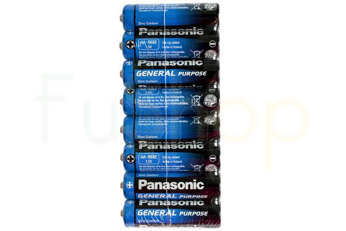 Купить оптом Батарейка солевая Panasonic R6BER/AA 8шт/пленка (Цена указана за 8шт) в Украине