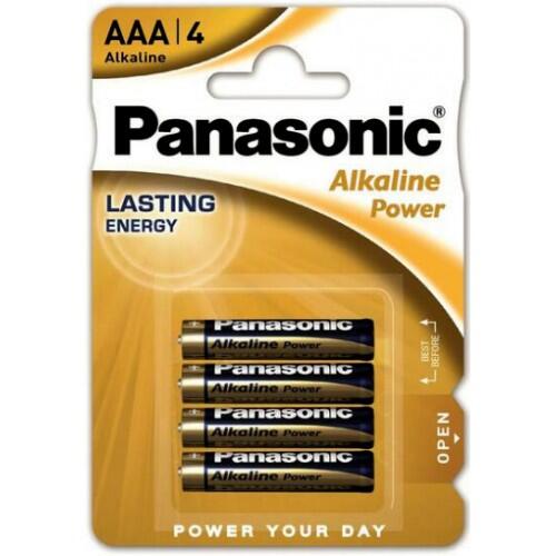 Купить оптом Батарейка щелочная Panasonic Alkaline Power LR03/AAA 4шт/блистер (Цена указана за 4шт) в Украине