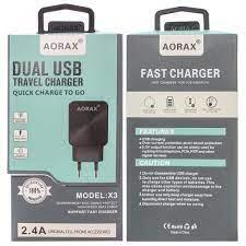 Купить оптом Сетевое зарядное Aorax X3 (2USB 2.4A) + microUSB в Украине