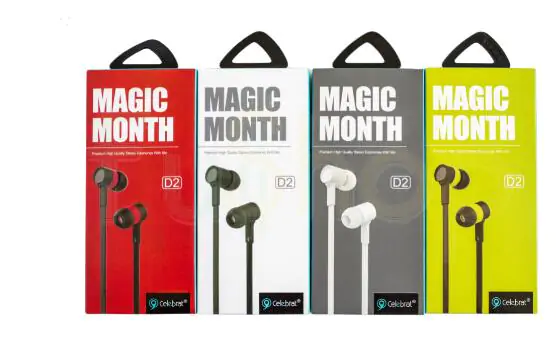 Купити оптом Купити Навушники вакуумні Celebrat D2 (Copy) оптом - ціна 62 грн в Україні 