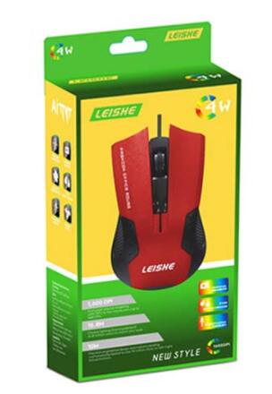 Купить оптом Мышь компьютерная проводная LEISHE New Style 4W в Украине