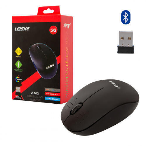 Купить оптом Мышь компьютерная беспроводная LEISHE 5G в Украине