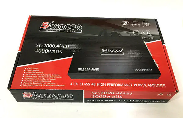 Купити оптом Купити Підсилювач звуку автомобільний 4000W 4CH SC-2000 оптом - ціна 1516 грн в Україні 