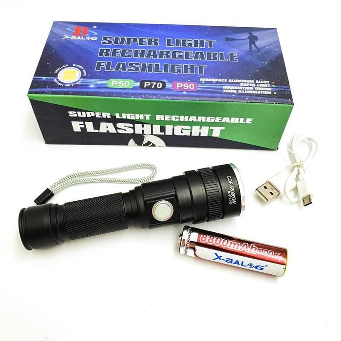 Купить оптом Ручной фонарь X-BALOG 611 (диод P50) в Украине