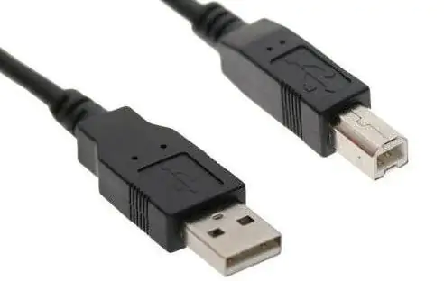 Купить оптом Кабель для принтера черный USB 2.0 CABLE AM-BM (1.5 м) в Украине 