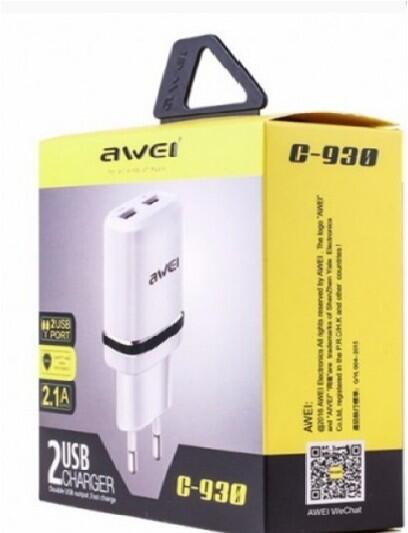 Купить оптом Сетевое зарядное устройство AWEI C930 в Украине