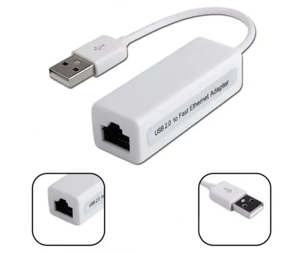 Купити оптом Купити Кабель перехідник LAN to USB (10 см) Ethernet Adapter оптом - ціна 122 грн в Україні 
