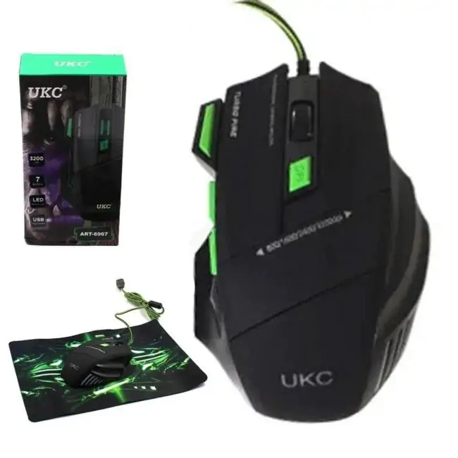 Купити оптом Купити Миша комп'ютерна ігрова провідна X7S (килимок в комплекті) оптом - ціна 193 грн в Україні 