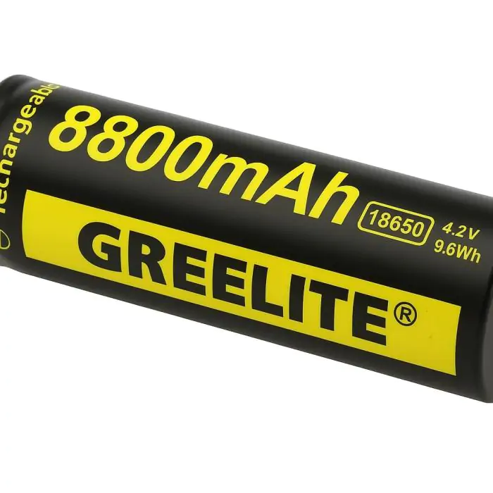 Купить оптом Аккумулятор 18650 для фонарей Greelite черная в Украине , изображение 2