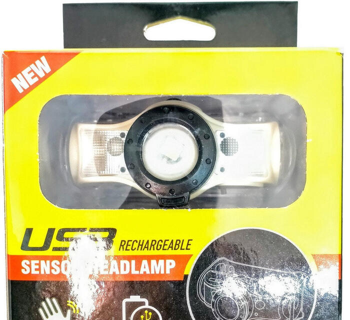Купить оптом Налобный фонарь с датчиком движения BL-T068 (microUSB) в Украине
