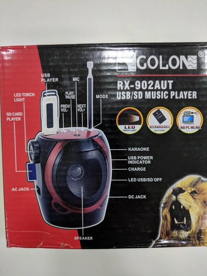 Купить оптом Радиоприемник аккумуляторный GOLON RX-902 с фонариком в Украине, изображение 2