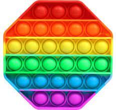 Купить оптом Игрушка антистресс POP IT разноцветный (восьмиугольник) в Украине, изображение 2