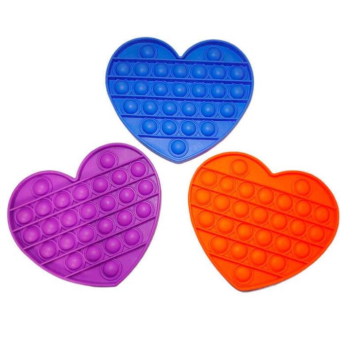 Купить оптом Игрушка антистресс POP IT одноцветный (сердце) в Украине, изображение 3
