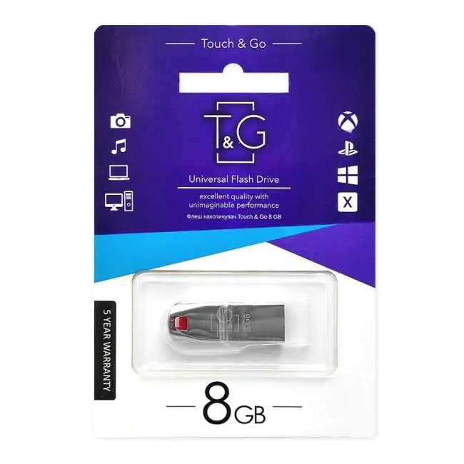 Купить оптом Флешка USB 8GB T&G метал 115 в Украине , изображение 2