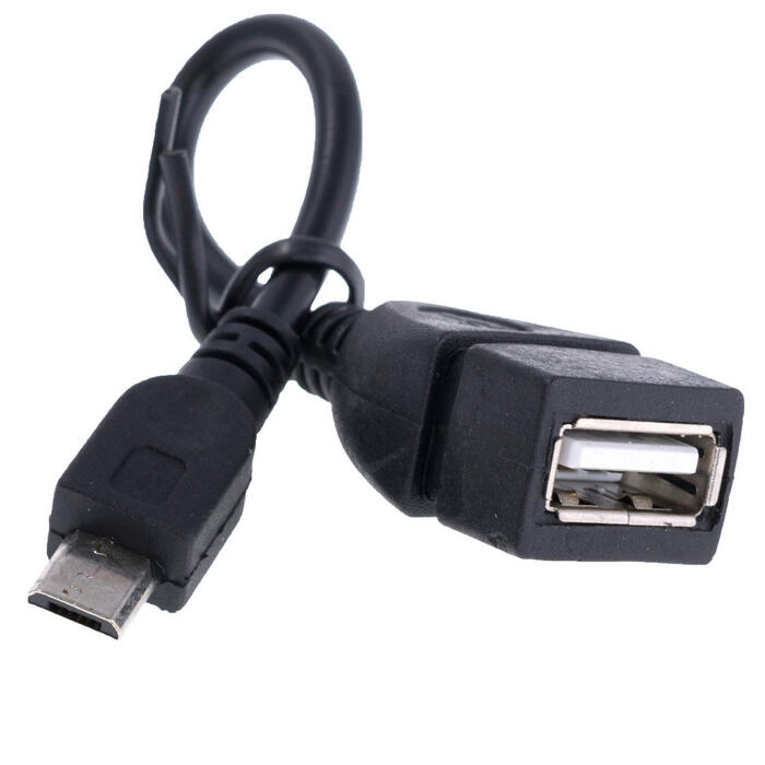 Купить оптом OTG кабель microUSB на USB (0.1 м) в Украине