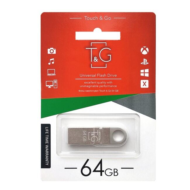 Купить оптом Флешка USB 64GB T&G метал 026