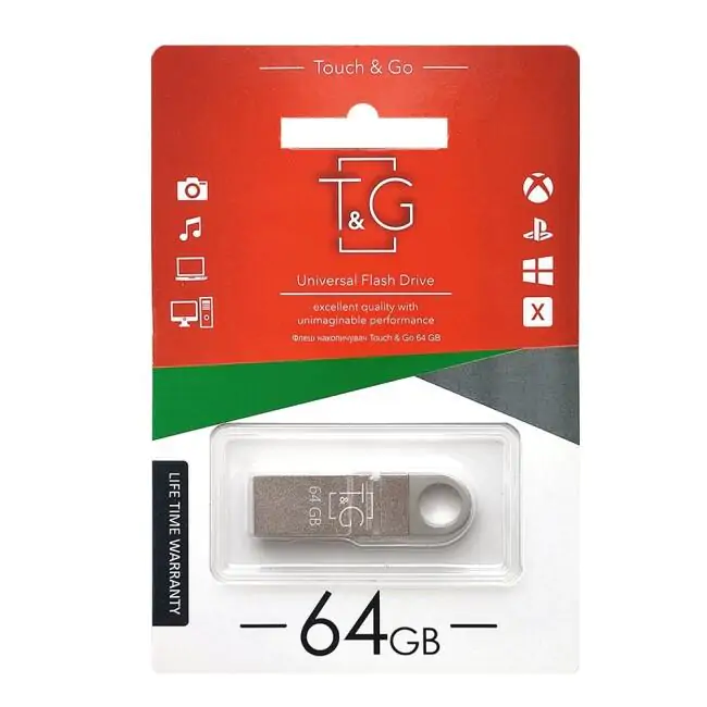 Купити оптом Купити Флешка USB 64GB T&G метал 026 оптом - ціна 178 грн в Україні 