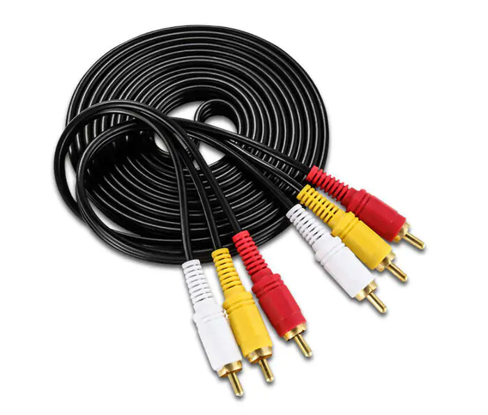 Купить оптом Кабель 3RCA to 3RCA (3 м) в упаковке в Украине 