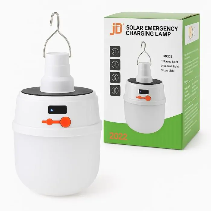 Купить оптом Кемпинговая лампа с крючком BL-2022 (с солнечной панелью) в Украине 