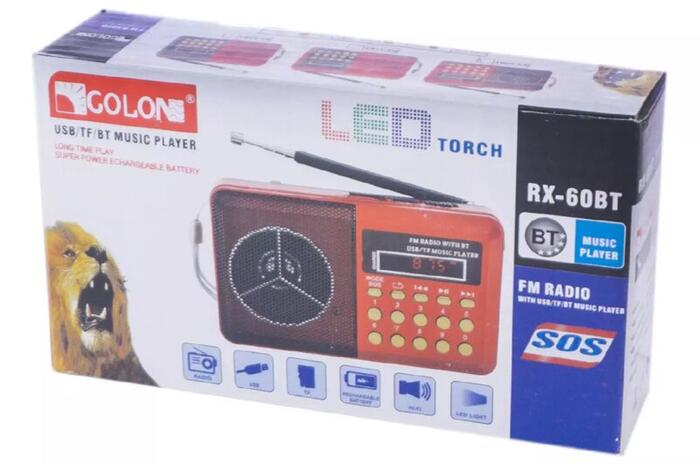 Купить оптом Радиоприемник GOLON RX-60 (съемный акб) в Украине, изображение 3