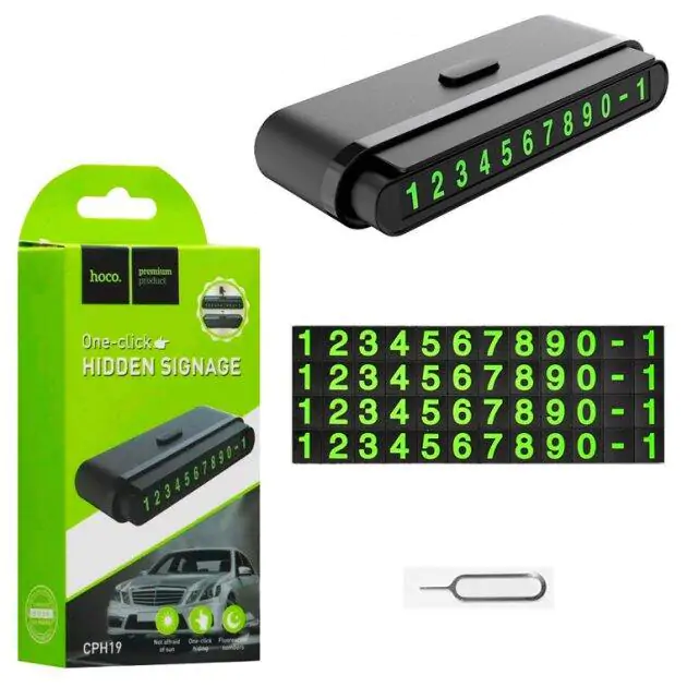 Купить оптом Автоциферблат для номера телефона HOCO CPH19 в Украине , изображение 3