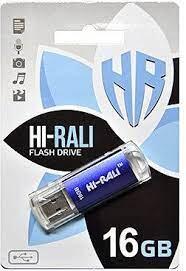 Купить оптом Флешка USB 16GB Hi-Rali Rocket синий