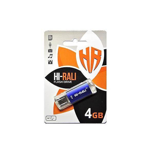Купить оптом Флешка USB 4GB Hi-Rali Rocket синий