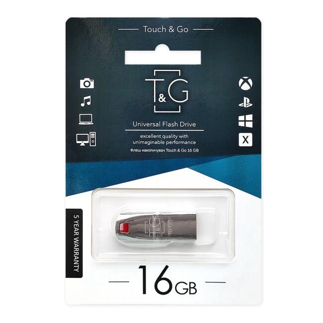 Купить оптом Флешка USB 16GB T&G металл 115