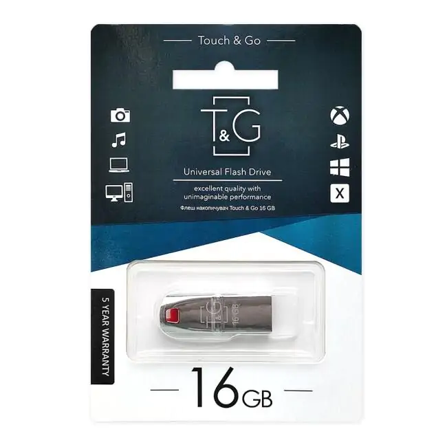 Купити оптом Купити Флешка USB 16GB T&G метал 115 оптом - ціна 122 грн в Україні 