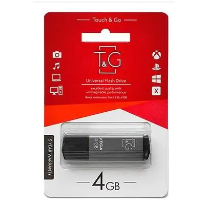 Купить оптом Флешка USB 4GB T&G Vega 121 серый в Украине , изображение 2