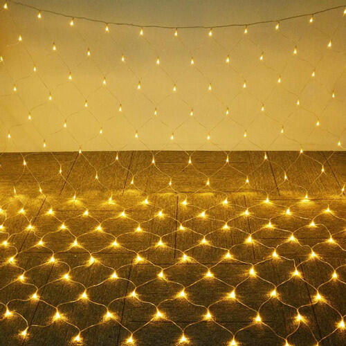 Купить оптом Гирлянда сетка 180 LED 2x2 метра Теплый белый (от сети) в Украине, изображение 2