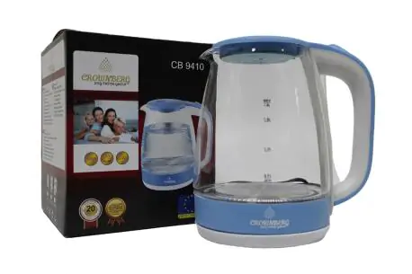 Купити оптом Купити Дисковий електро чайник скло (2 літри) CB-9410 оптом - ціна 430 грн в Україні , зображення 3