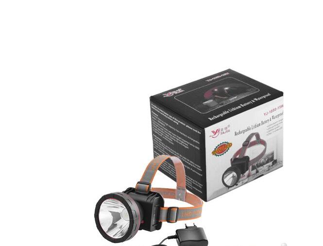 Купить оптом Светодиодный налобный фонарь аккумуляторный YAJI 1850 (диод 5W) в Украине
