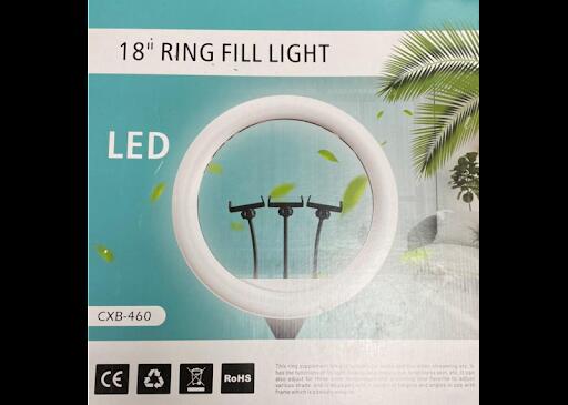 Купить оптом Кольцевая светодиодная лампа 46 см (18 дюйм) RING FILL CXB-460