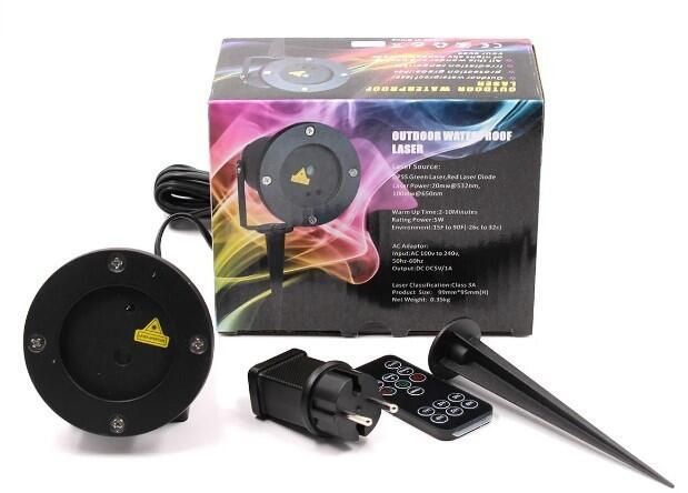 Купить оптом Уличный лазерный диско проектор с пультом (6 изображений)