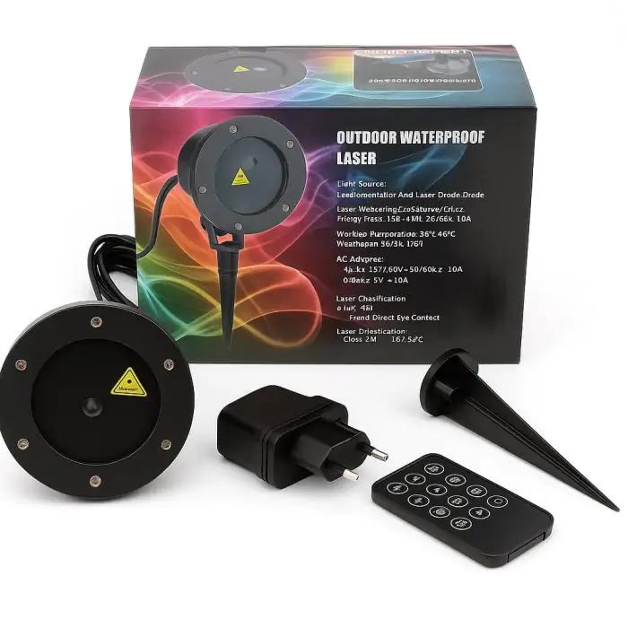 Купити оптом Купити Вуличний лазерний диск проектор з пультом (6 зображень) оптом - ціна 240 грн в Україні 