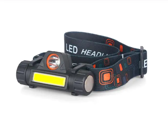 Купить оптом Налобный фонарь магнитный с microUSB 8101 (XPE+COB) в Украине 