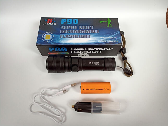 Купить оптом Светодиодный ручной фонарик X-Balog BL-1827 (P90) в Украине, изображение 3